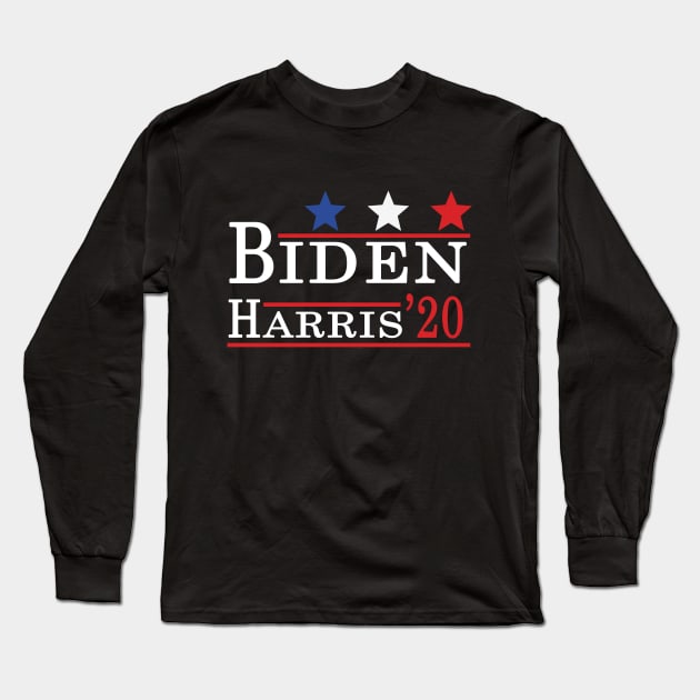 Biden Harris 2020 Long Sleeve T-Shirt by Magic Arts